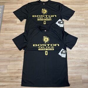 Bundle of 2 NBA Boston Celtics Jayson Tatum Shirts Size Medium